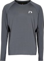 Newline Longsleeve  Sportshirt - Maat XXL  - Mannen - grijs/zwart