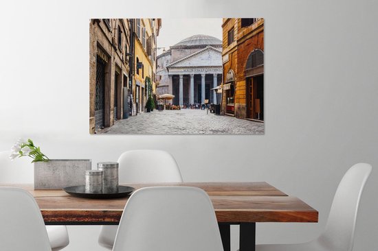 Rose dans la Rome antique 90x60 cm - Tirage photo sur toile (Décoration murale salon / chambre)