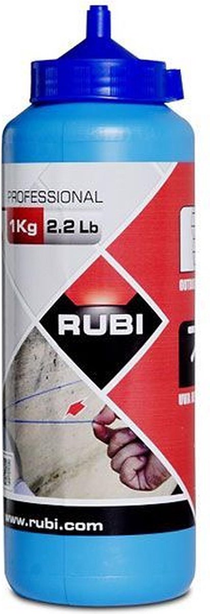 Rubi- Slaglijnpoeder blauw - 1 kg.