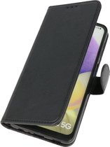 MP Case book case style Samsung Galaxy A22 5G wallet case - zwart