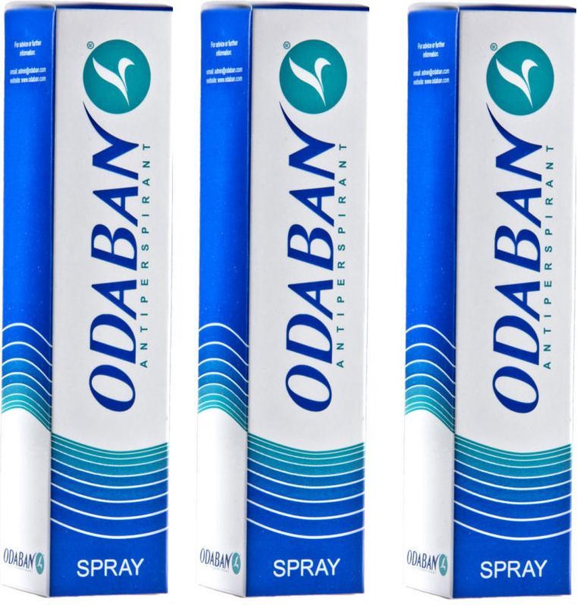 Odaban Anti-Transpirant Spray - 3 pak