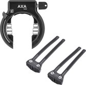 Axa Solid Ringslot Zwart + Axa Flex Mount Bevestiging Zwart