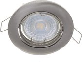 LED Spot Armatuur Kantelbaar Ø73mm Geborsteld aluminium
