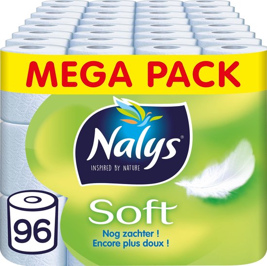 Nalys Soft Toiletpapier - 2 lagen - 96 rollen