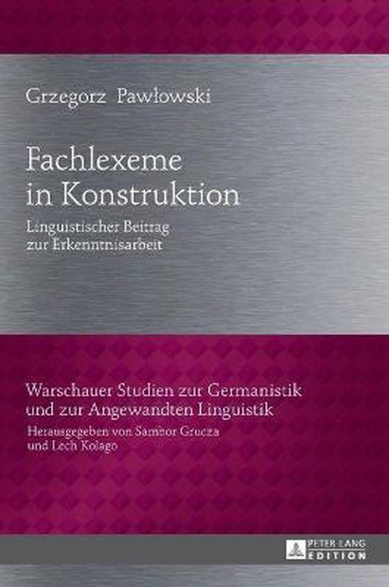 Fachlexeme in Konstruktion - cover