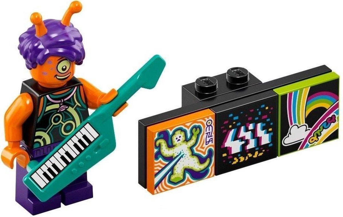 LEGO VIDIYO Bandmates Serie 1 - Alien Keytarist Minifiguur 43101