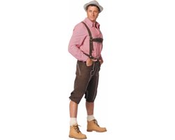 Foto: Oktoberfest luxe lederhose donkerbruin 54 xl 