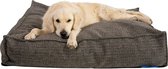 AB Orthopedisch Hondenbed Square Bruin-Zwart-Beige 100x100x20 - Hondenkussen