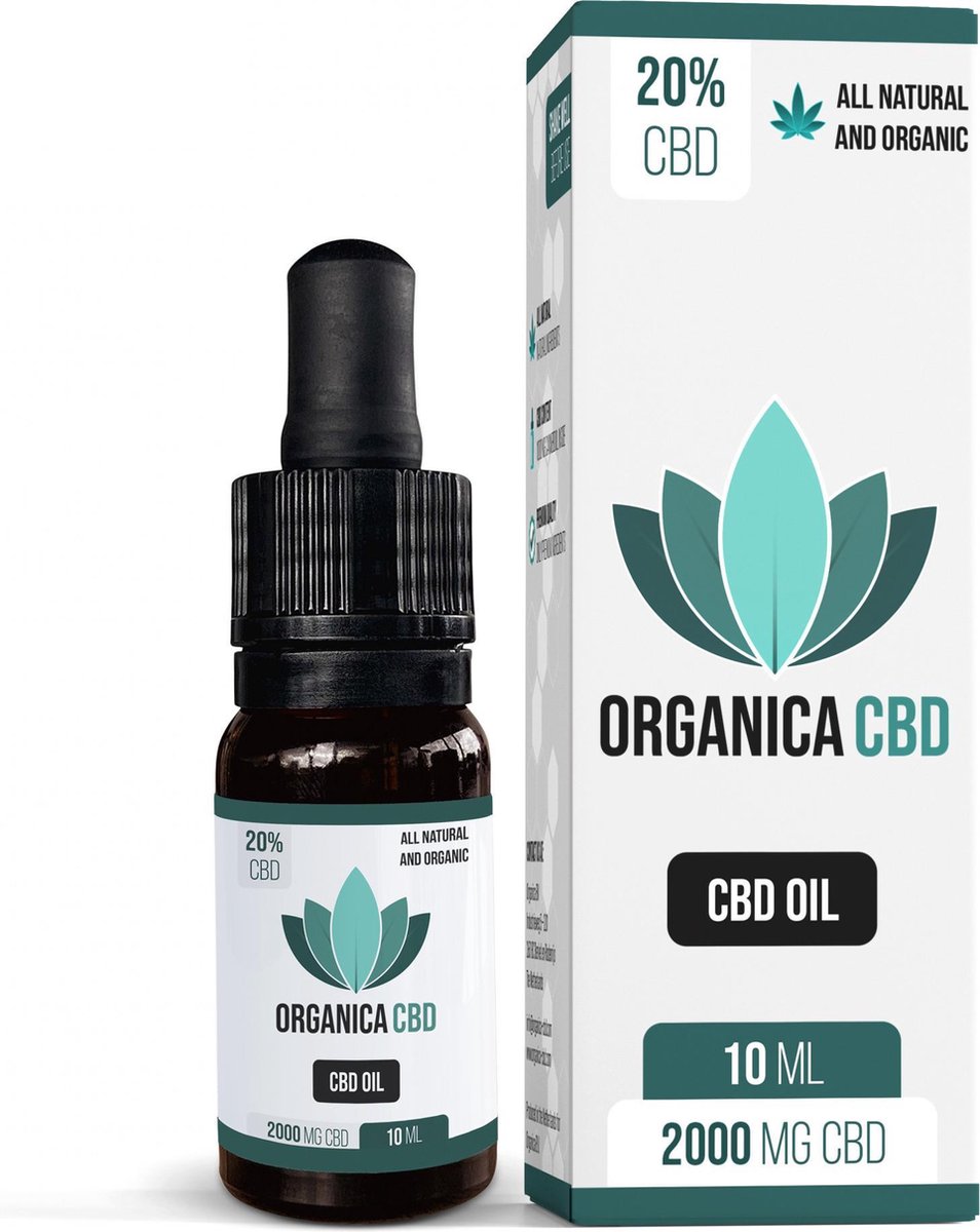 Goedkoopste Organica CBD Oil 20 percent - 2000mg CBD - 10ml