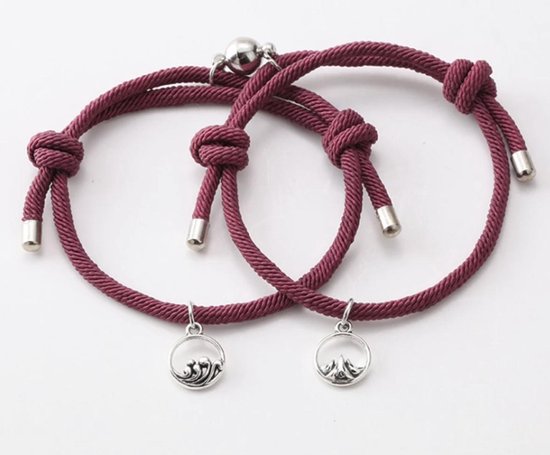 Bracelets serti avec aimant - Bracelet Perles - Bracelet couple - Bracelet  femme - | bol