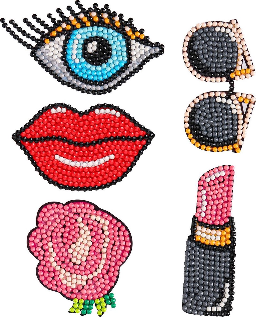Stickervellen - Stickers voor kinderen en volwassenen - Diamond painting Stickers - Glamour