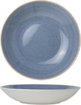 Cosy en Trendy Terra - Diep Bord - Blauw - D26cm - Porselein - (set van 6)