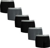 Emporio Armani 6-pack boxershorts brief - zwart/antraciet