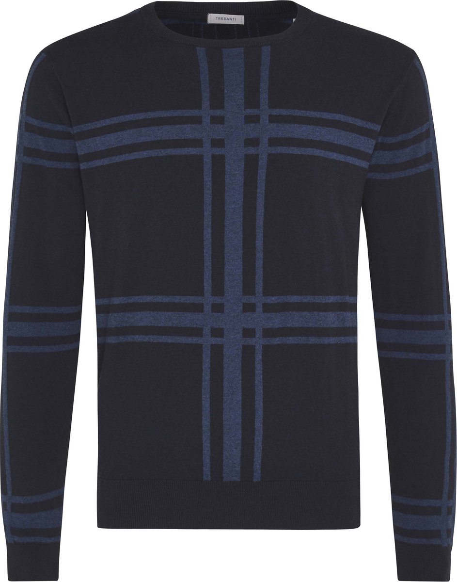 Jorik Pullover geruit blauw bol