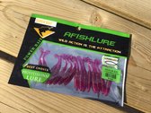 AFishlure - Dropshot shads paars - kunstaas roofvis - hengelsport - vissen