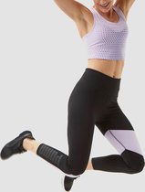 Puma Hyrox Logo Sportlegging - High Waist -  7/8 - Zwart / Paars - Dames - Maat XL