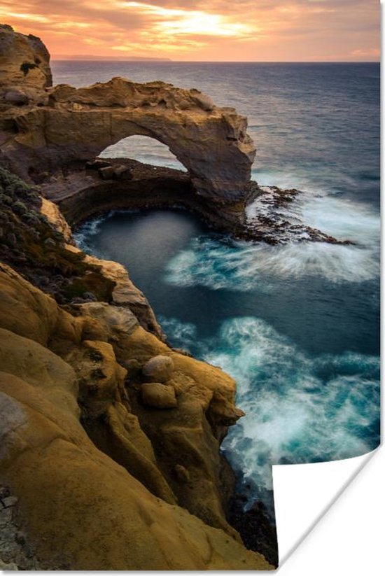 Great Ocean Road Australie Poster - Foto print op Poster (wanddecoratie woonkamer / slaapkamer)