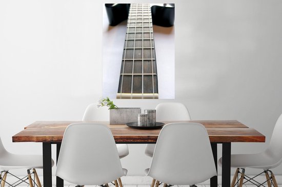 Poster Le cou d'une guitare basse 60x80 cm - Tirage photo sur Poster (décoration murale salon / chambre)