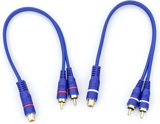 Caliber CL195-MMF - répartiteur 2x mâle 1x femelle - Blauw