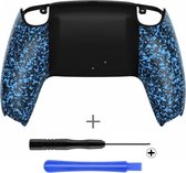 PS5 Controller Behuizing Shell - Blauw 3D Grip - Back Shell