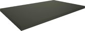 Marmaris Topblad 80x46x2,5 cm mat zwart