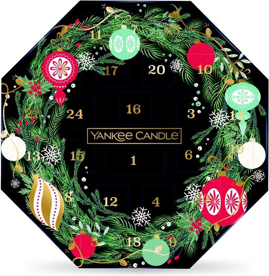 Yankee Candle Coffret cadeau 3 bougies votives parfumées Collection compte à rebours jusqu'à Noël 