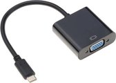 Câble adaptateur USB C vers VGA USB Type C pour Macbook / Chromebook / Acer / Dell / HP / Lenovo Zwart
