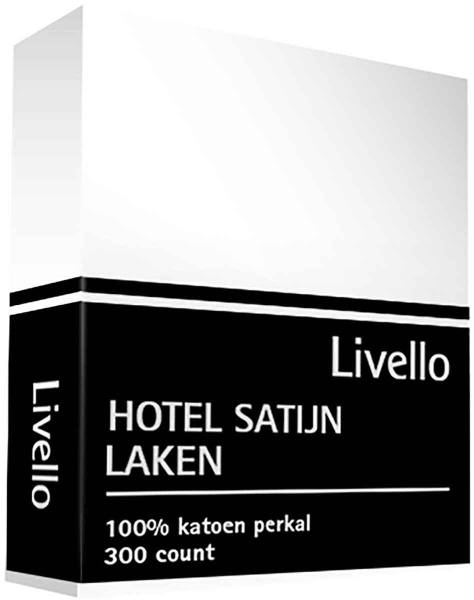 Livello Hotel Laken Satijn White 200x270