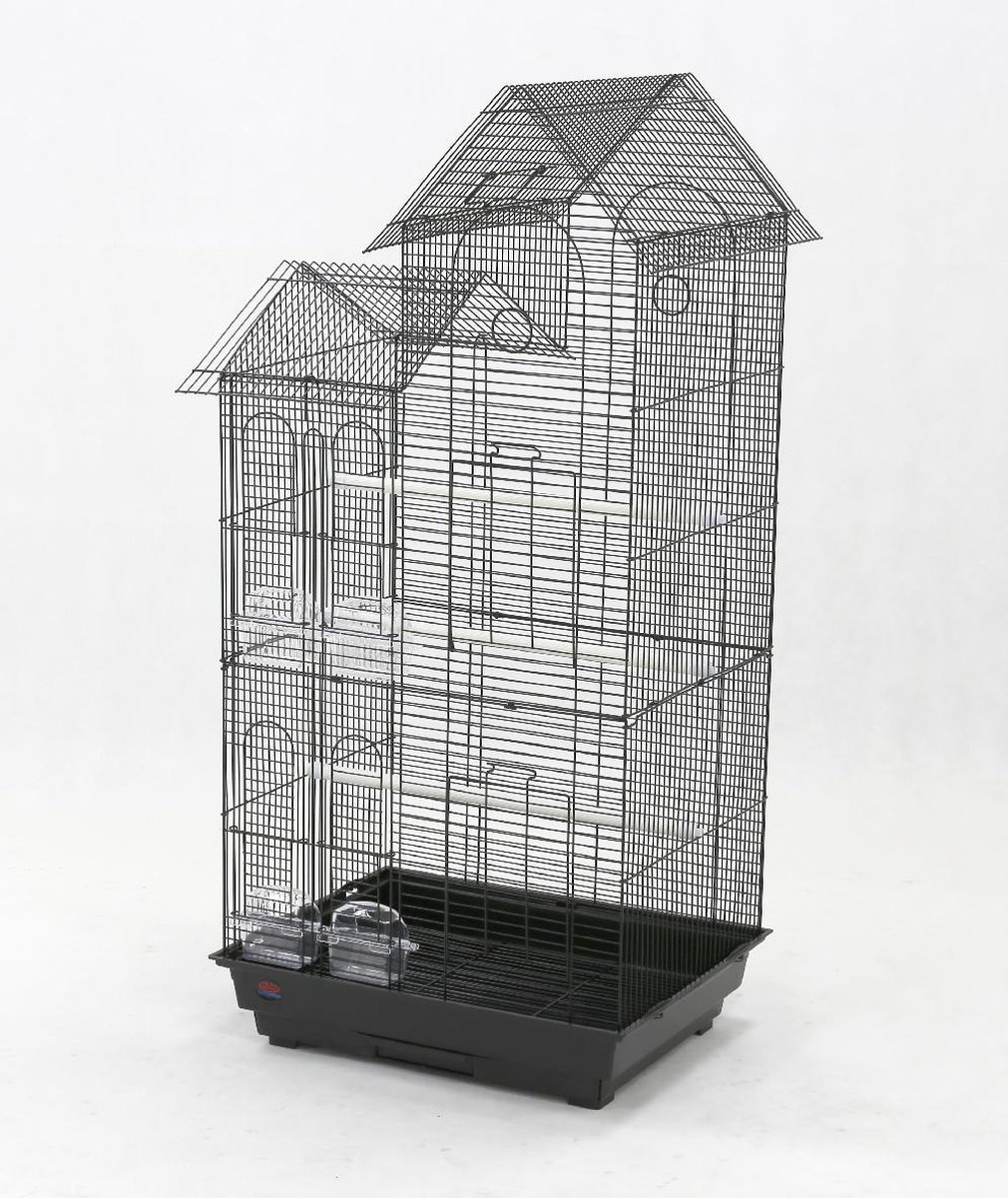 Keddoc Vogelkooi Budgie Villa - Vogelverblijven - 52x41.5x110 cm thumbnail 3