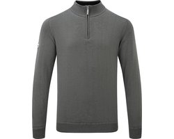 Callaway 1/4 zip merino wol heren grijs - S