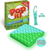 Pop It Fidget Toys Pakket onder de vijtien euro met Glow In The Dark PopIt Groen en Mesh and Marble  - Kids Toy - Ecomtrends®