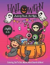 Halloween Activity Book for Kids Ages 2-5