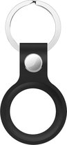 Apple Airtag Sleutelhanger - Hoesje / Case / Siliconen - Apple Airtag Case -Zwart