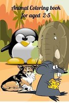 Animal coloring book for aged 2-5