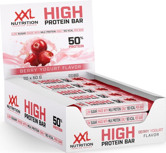 XXL Nutrition High Protein Bar 2.0 Berry Yogurt 20 Pack