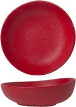Cosy en Trendy Dazzle - Kommetje - Rood - D18cm - Porselein - (set van 6)