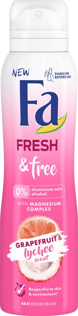 Fa Deodorant Spray Grapefruit & Lychee 150 ml
