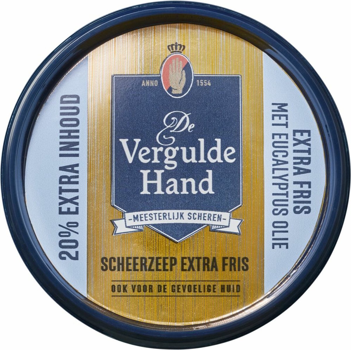 De Vergulde Hand - Scheerzeeptablet extra fris - 6x 75gr
