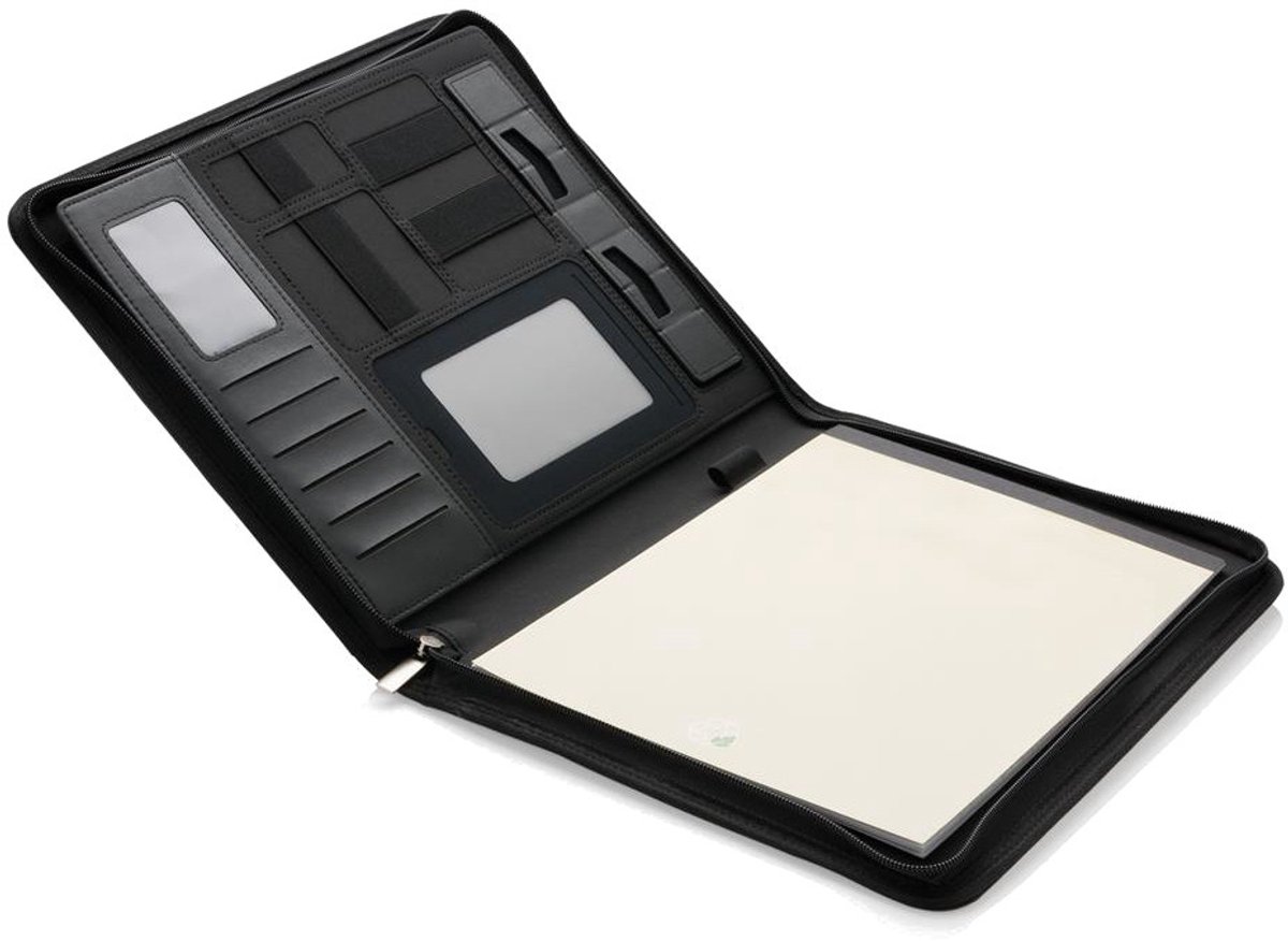 Xd Collection Portfolio Deluxe Tech 34 X 26,5 Cm Pu Zwart