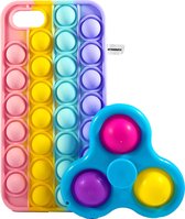 Ultrasativa® Apple iPhone XR Pop It Case – Spinner - Clear Spring