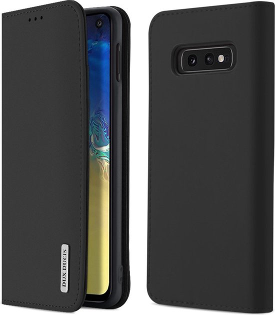 Samsung Galaxy S10e Hoesje - Dux Ducis Wish Book Case - Zwart