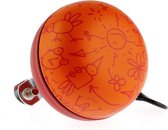 fietsbel Upside Down Ding Dong 60 mm Oranje