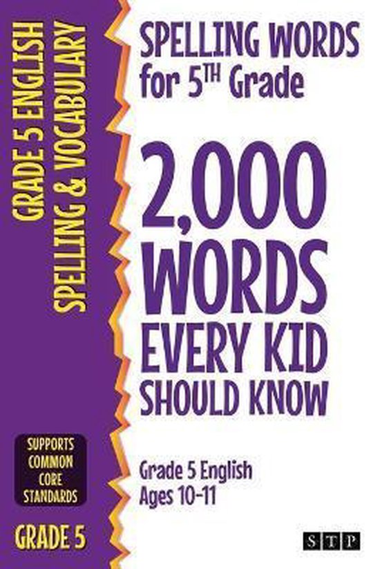 spelling-words-for-5th-grade-9781912956319-stp-books-boeken-bol