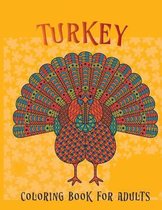 turkey coloring book for adults