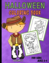 Halloween Coloring Book For Kids Ages 2-4
