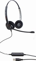 Agent AP-2U Stereo PC USB Headset met Noise Cancelling