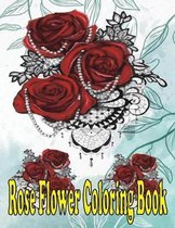 rose flower coloring book