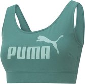 Puma Essentials  Sportbeha - Maat XS - Mannen - Aquablauw/Groen
