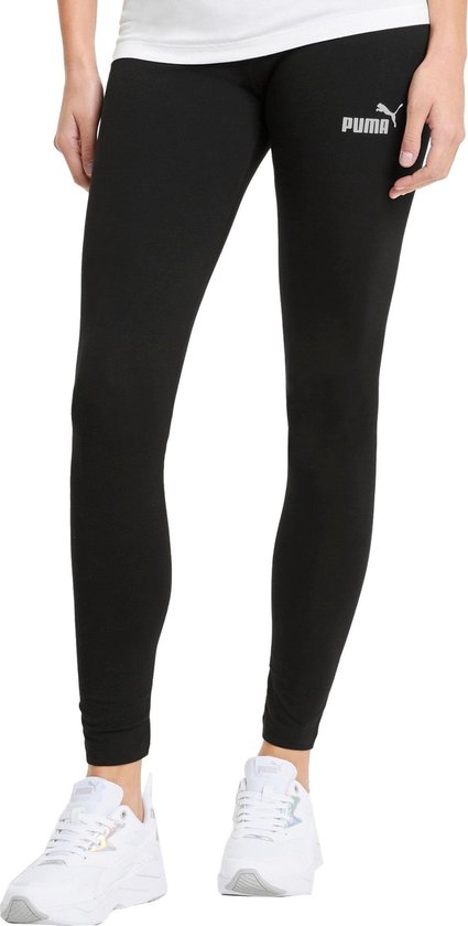 Puma Essentials+ Tight  Sportlegging - Maat L  - Vrouwen - Zwart/Wit