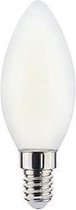 EGB kaarslamp LED E14 - 6W - 780lm - warm wit - opaal